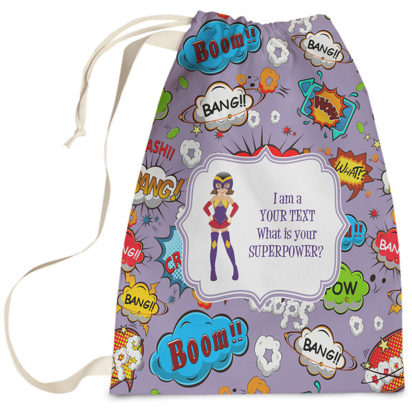 Custom What is your Superpower Laundry Bag - Large (Personalized)