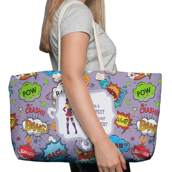 What is your Superpower Large Rope Tote Bag - In Context View