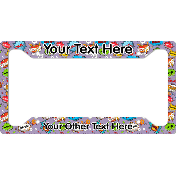 Custom What is your Superpower License Plate Frame - Style A (Personalized)