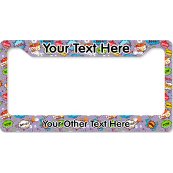 What is your Superpower License Plate Frame - Style B (Personalized)