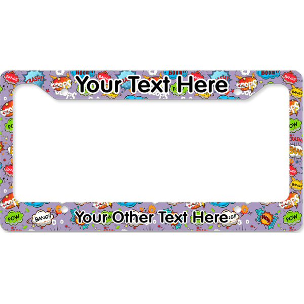Custom What is your Superpower License Plate Frame - Style B (Personalized)