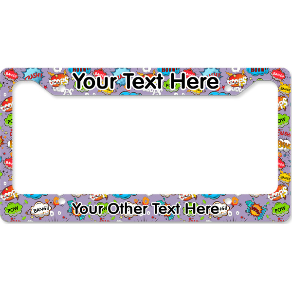 What is your Superpower License Plate Frame Wide