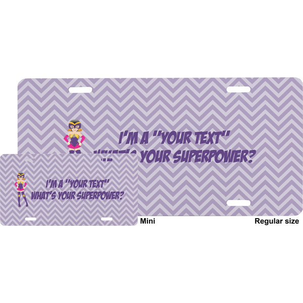 What is your Superpower License Plate (Sizes)