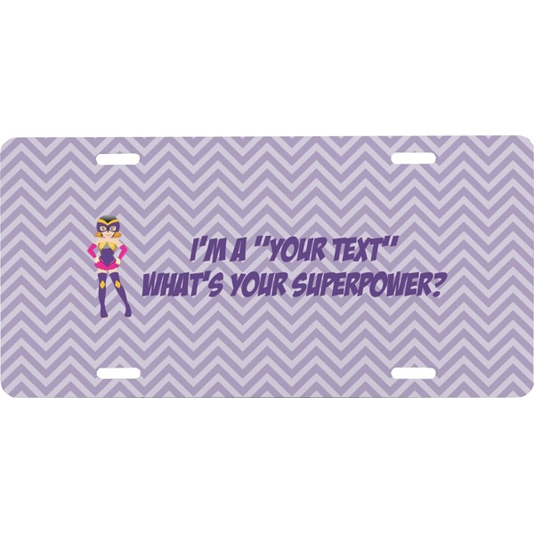 Custom What is your Superpower Front License Plate (Personalized)