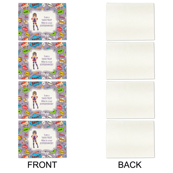 What is your Superpower Linen Placemat - APPROVAL Set of 4 (single sided)