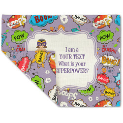 What is your Superpower Double-Sided Linen Placemat - Single w/ Name or Text