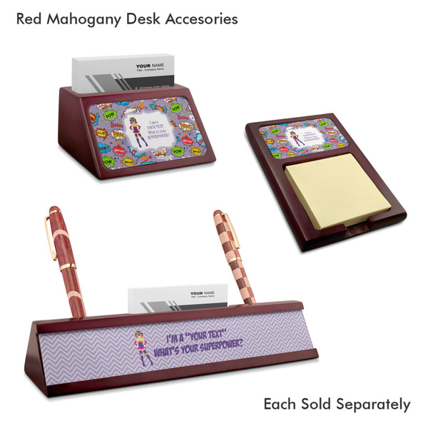 What is your Superpower Mahogany Desk Accessories