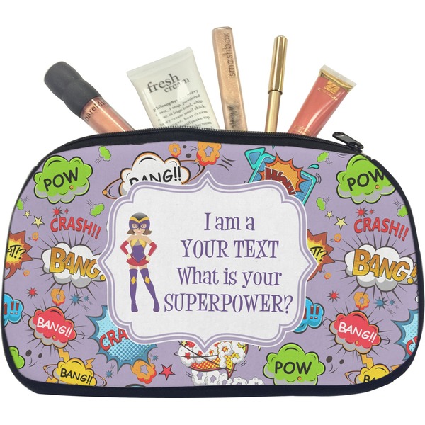 Custom What is your Superpower Makeup / Cosmetic Bag - Medium (Personalized)