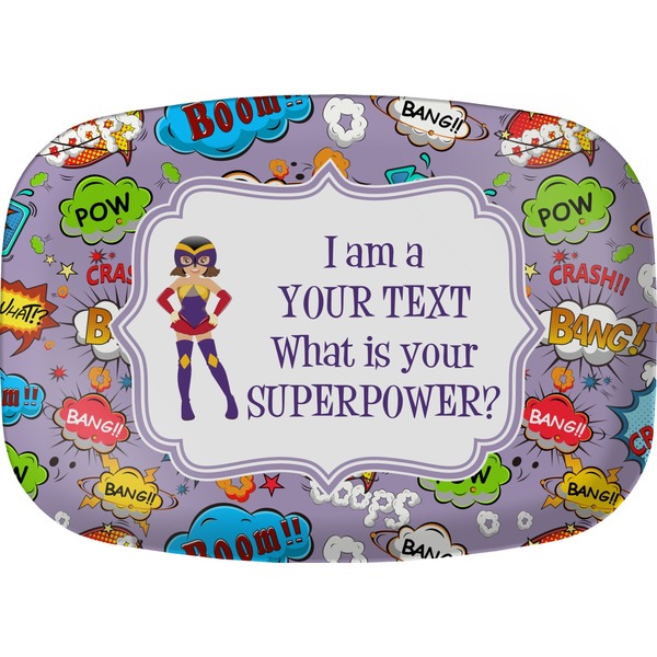 Custom What is your Superpower Melamine Platter (Personalized)