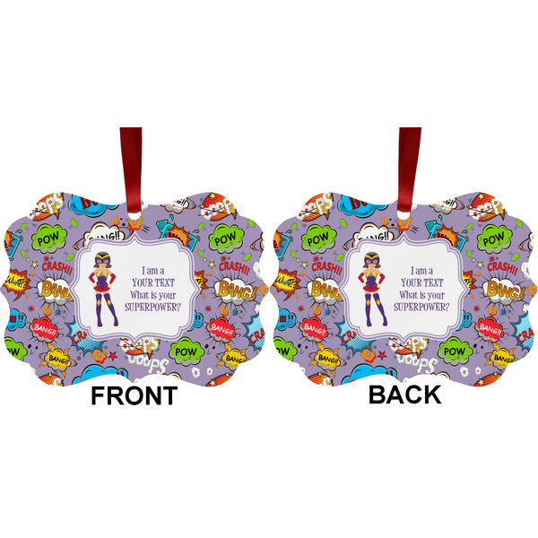 What is your Superpower Metal Benilux Ornament - Front and Back (APPROVAL)