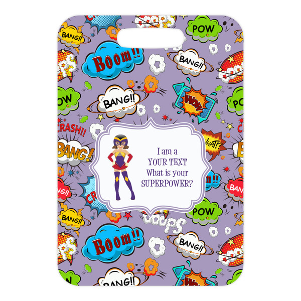 What is your Superpower Metal Luggage Tag - Front Without Strap