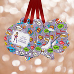 What is your Superpower Metal Ornaments - Double Sided w/ Name or Text