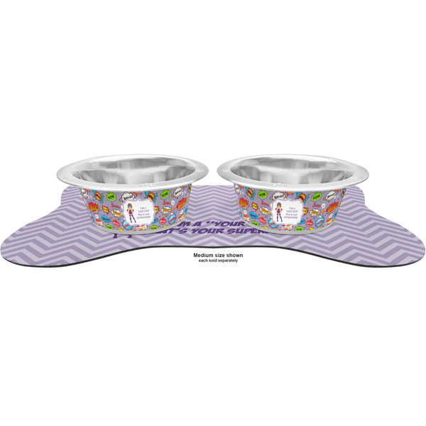What is your Superpower Metal Pet Bowls - On Dog Bone Shaped Mat