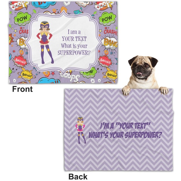 What is your Superpower Microfleece Dog Blanket - Regular - Front & Back