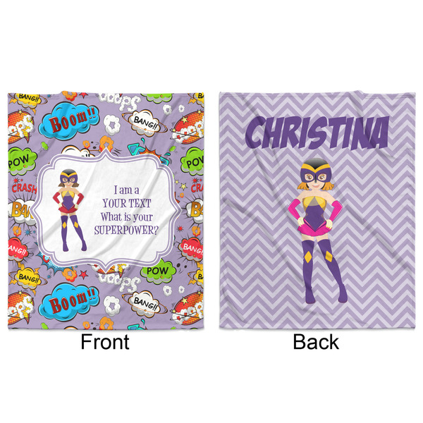What is your Superpower Minky Blanket - 50"x60" - Double Sided - Front & Back
