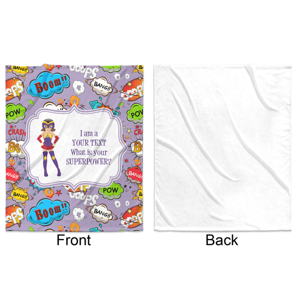 What is your Superpower Minky Blanket - 50"x60" - Single Sided - Front & Back