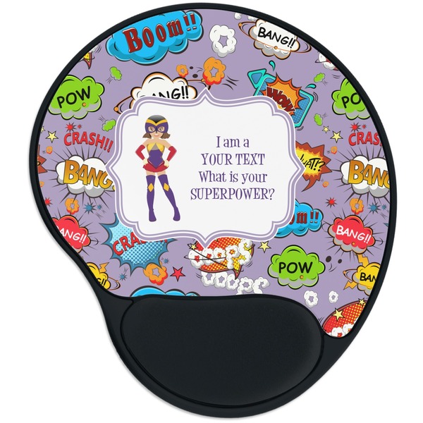 Custom What is your Superpower Mouse Pad with Wrist Support