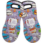 What is your Superpower Neoprene Oven Mitts - Set of 2 w/ Name or Text