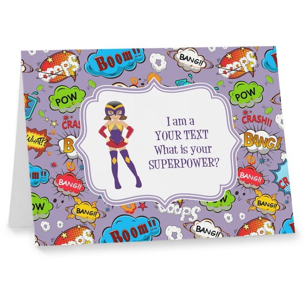Custom What is your Superpower Note cards (Personalized)