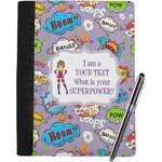 What is your Superpower Notebook Padfolio - Large w/ Name or Text