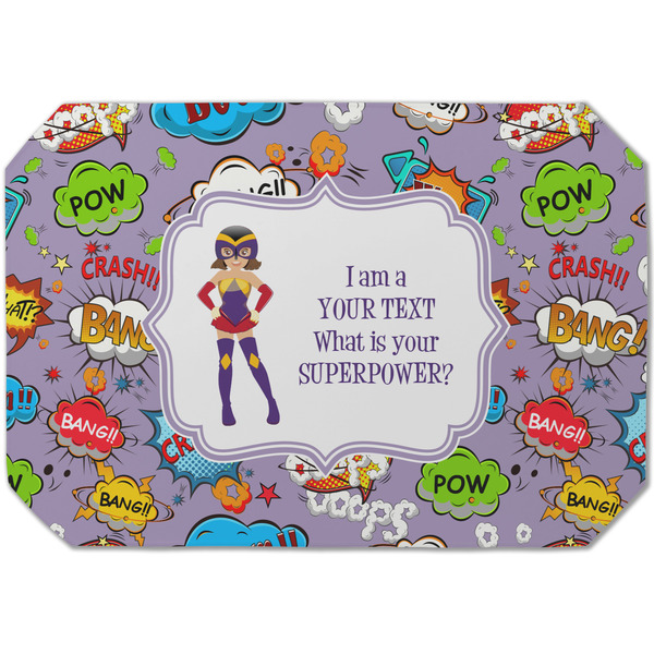 Custom What is your Superpower Dining Table Mat - Octagon (Single-Sided) w/ Name or Text