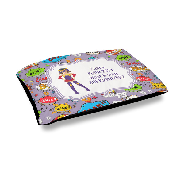 Custom What is your Superpower Outdoor Dog Bed - Medium (Personalized)