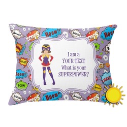 What is your Superpower Outdoor Throw Pillow (Rectangular) (Personalized)