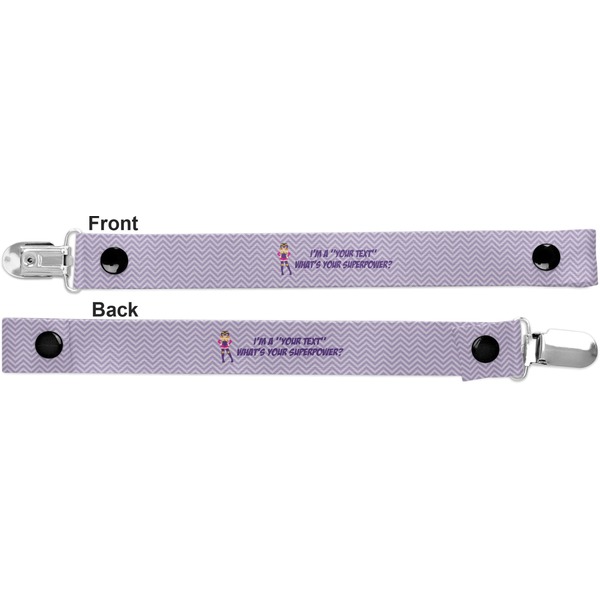 What is your Superpower Pacifier Clip - Front and Back