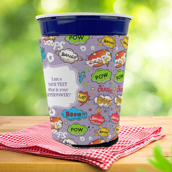 What is your Superpower Party Cup Sleeves - with bottom - Lifestyle