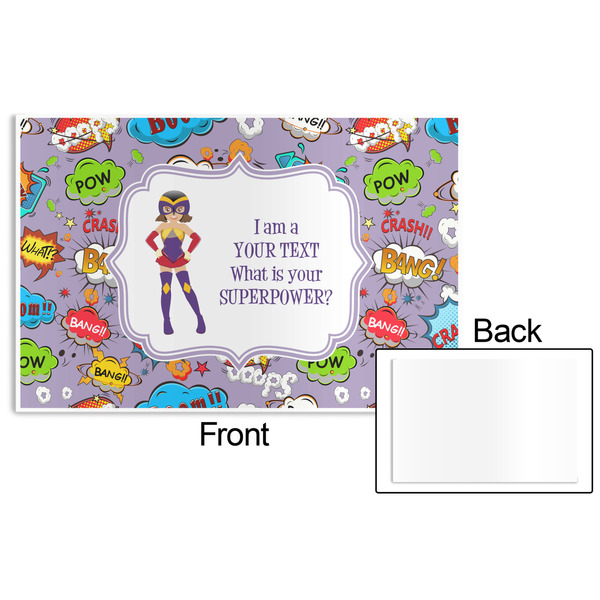 What is your Superpower Disposable Paper Placemat - Front & Back