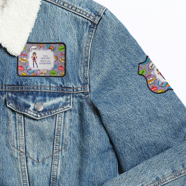 What is your Superpower Patches Lifestyle Jean Jacket Detail