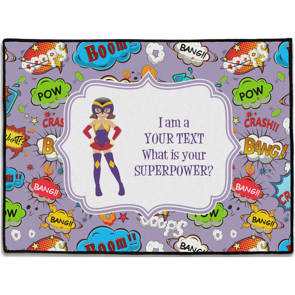 Custom What is your Superpower Door Mat - 24"x18" (Personalized)
