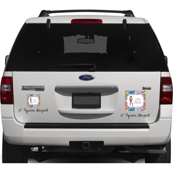 What is your Superpower Personalized Square Car Magnets on Ford Explorer