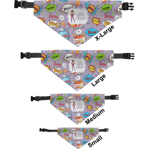 What is your Superpower Pet Bandana Sizes