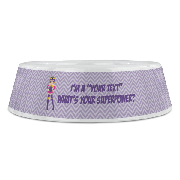 What is your Superpower Plastic Pet Bowls - Large - FRONT
