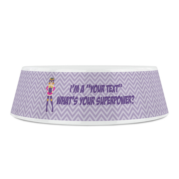 What is your Superpower Plastic Pet Bowls - Small - FRONT