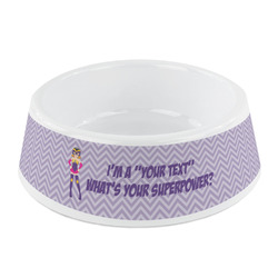 What is your Superpower Plastic Dog Bowl - Small (Personalized)