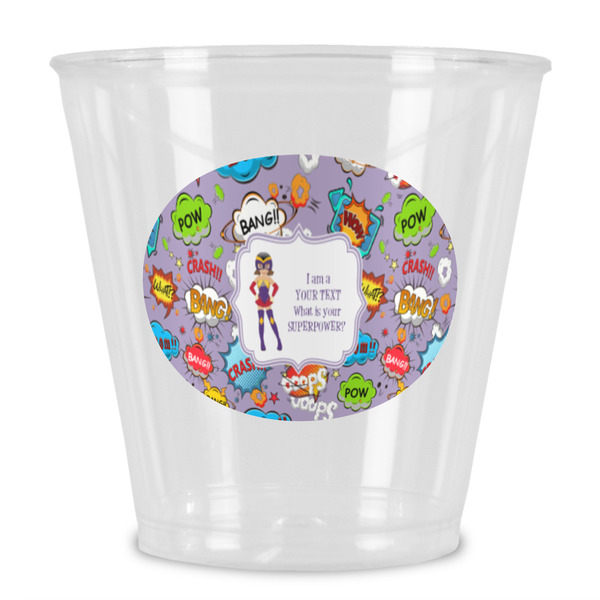 Custom What is your Superpower Plastic Shot Glass (Personalized)