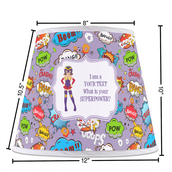 What is your Superpower Poly Film Empire Lampshade - Dimensions
