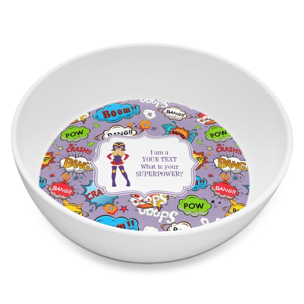 Custom What is your Superpower Melamine Bowl - 8 oz (Personalized)