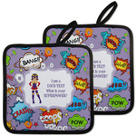 What is your Superpower Pot Holders - Set of 2 w/ Name or Text