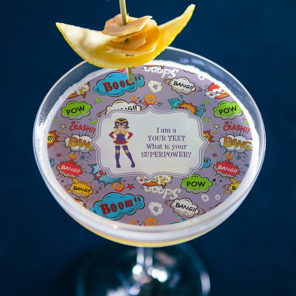 What is your Superpower Printed Drink Topper - XLarge - In Context