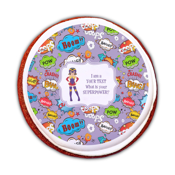 What is your Superpower Printed Icing Circle - Medium - On Cookie