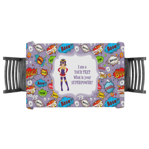 Custom What is your Superpower Tablecloth - 58"x58" (Personalized)