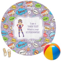 What is your Superpower Round Beach Towel (Personalized)