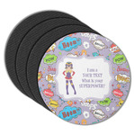 What is your Superpower Round Rubber Backed Coasters - Set of 4 (Personalized)