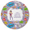 What is your Superpower Round Rubber Backed Coaster (Personalized)