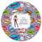 What is your Superpower Round Fridge Magnet - FRONT