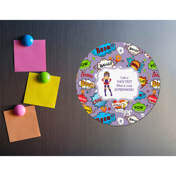 What is your Superpower Round Fridge Magnet - LIFESTYLE