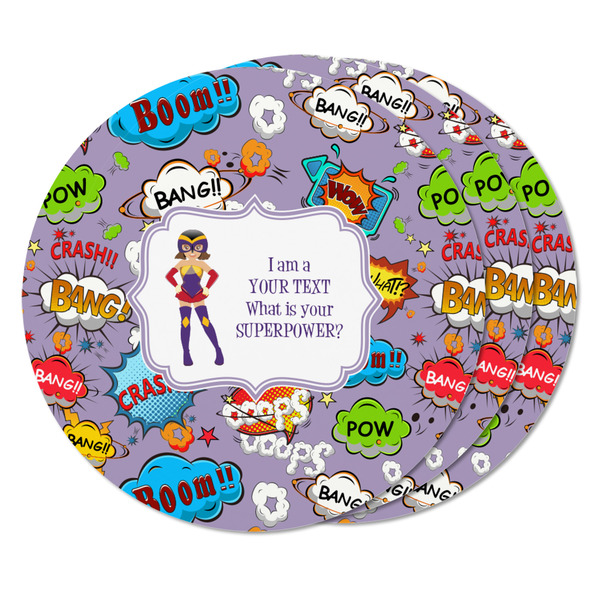 What is your Superpower Round Fridge Magnet - THREE